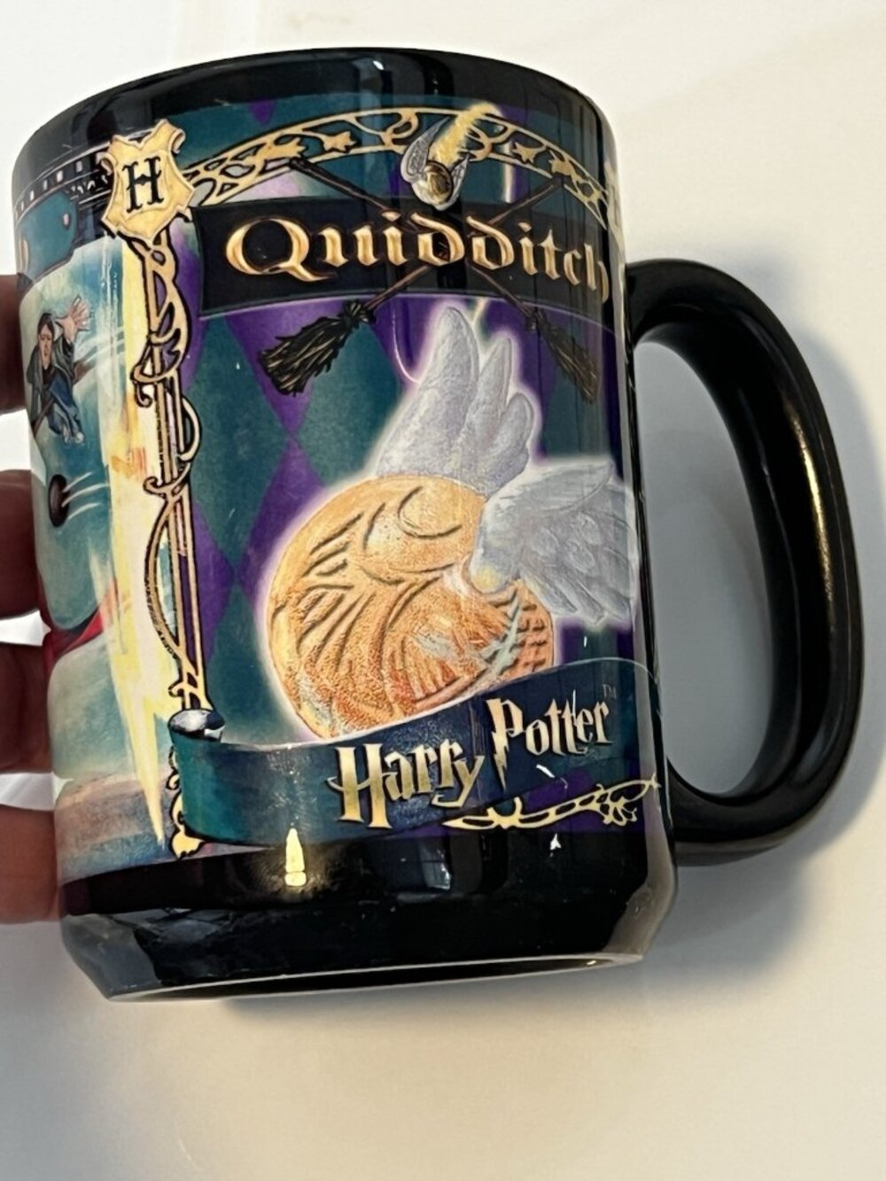 Y2K Vintage 2001 Harry Potter and the Sorcerer's Stone Quidditch Mug - Picture 3 of 13